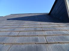 スレート屋根　カビ
