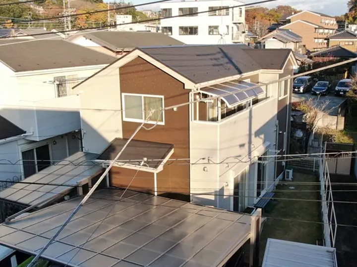 紫外線によって、塗膜の劣化が確認取れました。