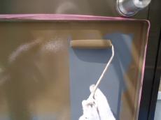 手塗り　玄関　扉