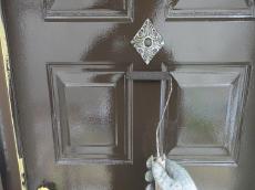 玄関ドア　塗装