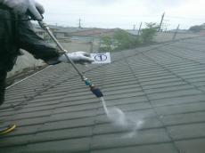 足場　洗浄　下地調整