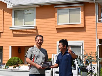 職人1人1人の対応がよかった。挨拶もしっかりして、気持ちのいい仕事をしていただき感謝しています。