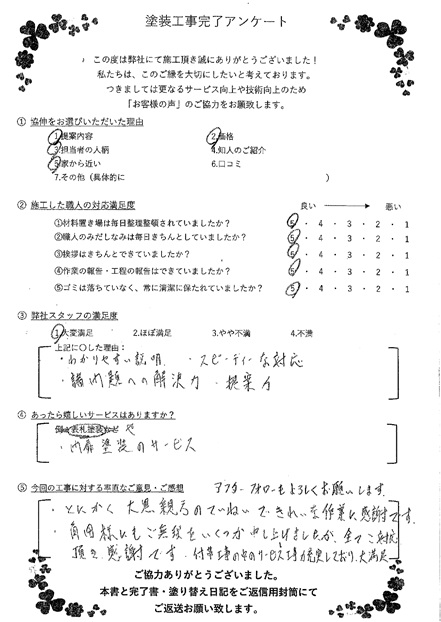 わかりやすい説明・スピーディーな対応・諸問題への解決力・提案力