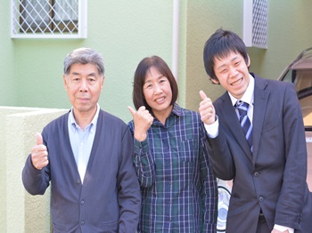 見積りに納得、作業に安心、出来上りに満足、手抜きのない丁寧な工事。これから外壁塗装を考えてる方に自信をもって推められます。