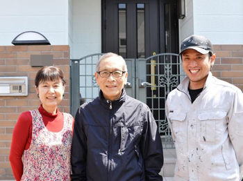 職人（秋山様ほか）さんたちが大変ていねいに「いい仕事」をしてくれました。おすすめできる企業。