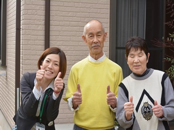 工事開始、終了のあいさつが好感がもててよても良かった。見積りは内容が沢山あり選択できて良かった。