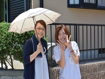 外壁以外にも面倒な作業があったのですが、嫌な顔もせず気持ち良くやって下さいました。