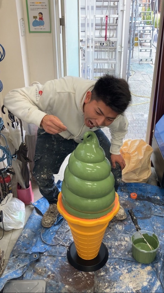 おいしそうなアイスクリーム！