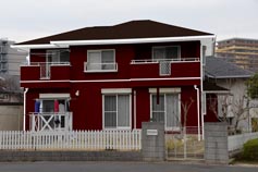 前林様邸赤系カラーボンド